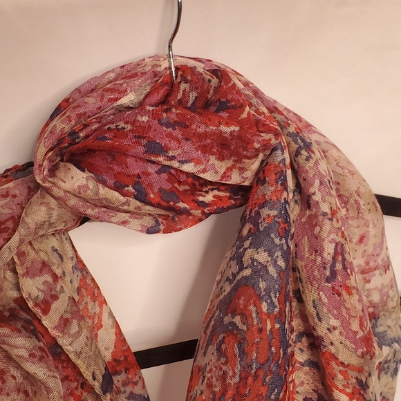 NEW! Beautiful Lightweight Abstract Swirl Scarf ~ Choose Your Color - Picture 11 of 13